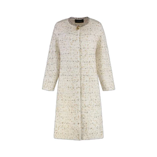 Long Sleeved Tweed Coat