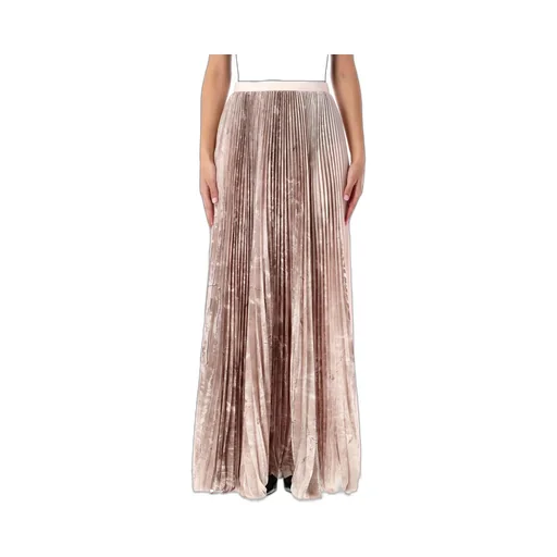 Pleated Maxi Skirt