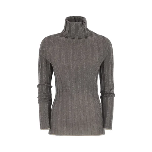 Lurex Turtleneck Jumper