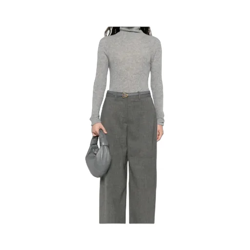 Ribbed-Knit Turtleneck Jumper