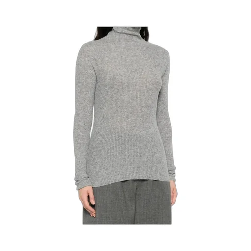 Ribbed-Knit Turtleneck Jumper