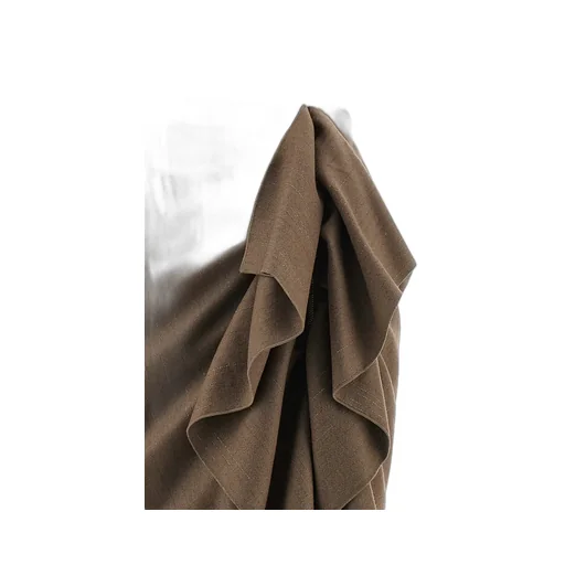 Pinstripe Ruffle Midi Skirt