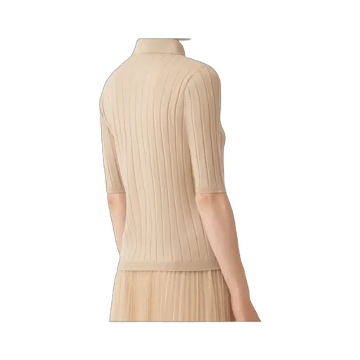 Ribbed V-Neck Knitwear