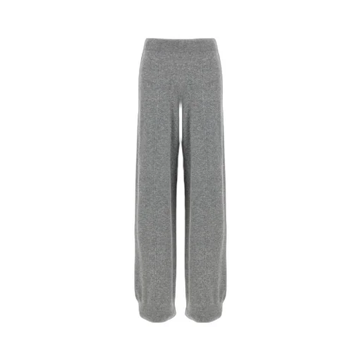 Elastic-Waistband Jewel-Detail Trousers