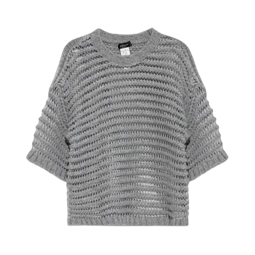 Crew Neck Short Sleeve Sweater