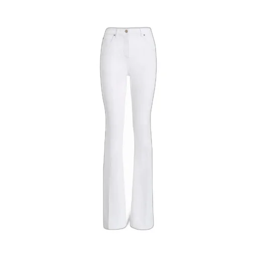 Button Detailed Straight Leg Jeans