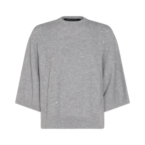 Crew Neck Short Sleeve Sweater