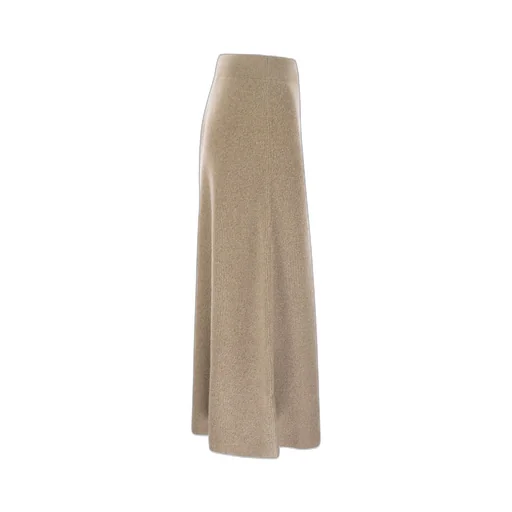 Platinum And Lurex Long Skirt