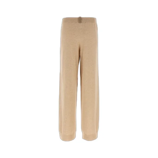 Elastic-Waistband Jewel-Detail Trousers
