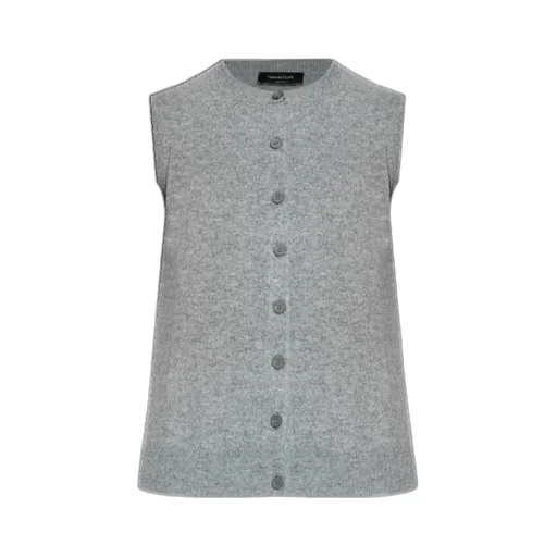 Sleeveless Cardigan Sweater