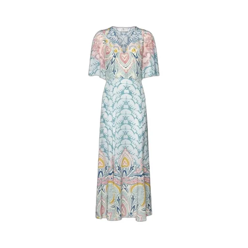 Paisley-Pattern Maxi Dress