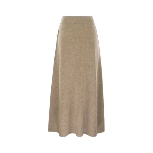 Platinum And Lurex Long Skirt