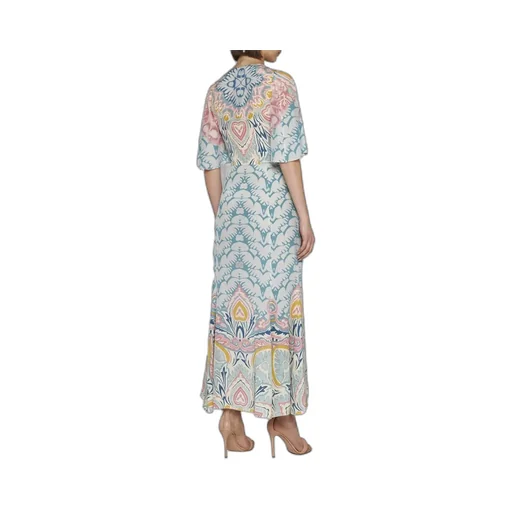 Paisley-Pattern Maxi Dress
