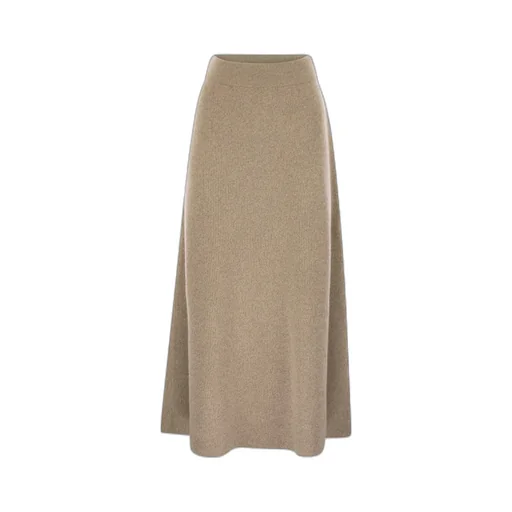 Platinum And Lurex Long Skirt