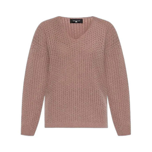 V-Neck Long-Sleeved Sweater