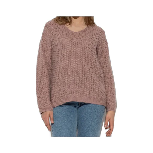 V-Neck Long-Sleeved Sweater