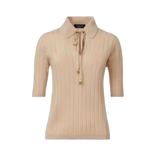 Ribbed V-Neck Knitwear
