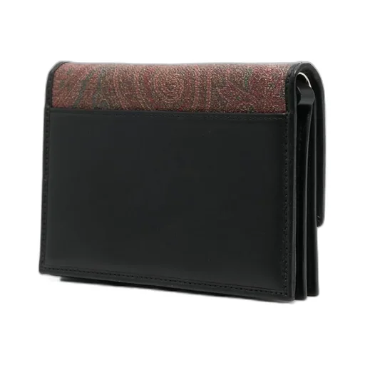 Paisley-Print Coated Crossbody Bag