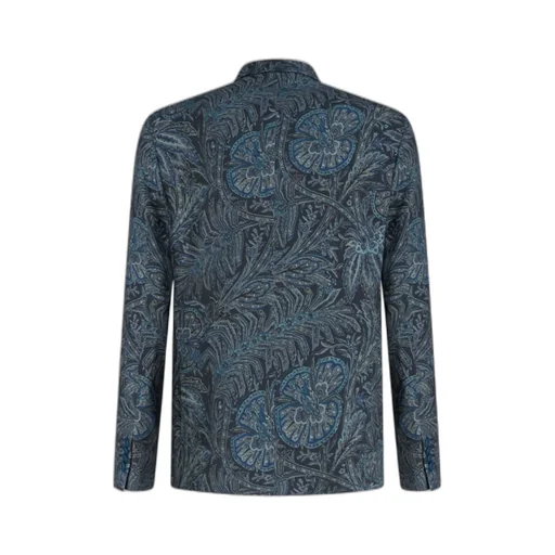V-Neck Floral Printed Blazer