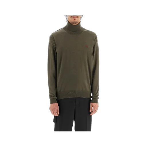 Logo-Embroidered Roll-Neck Jumper