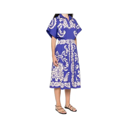 Paisley Printed Midi Dress