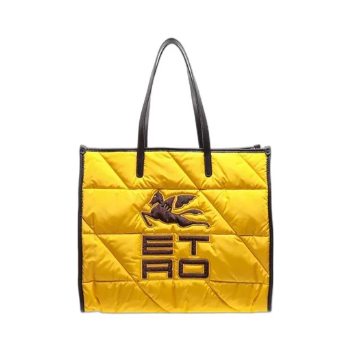 Quilted Logo-Appliqué Shoulder Bag
