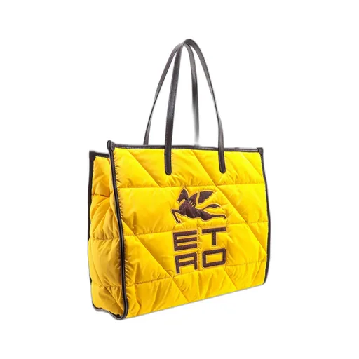 Quilted Logo-Appliqué Shoulder Bag