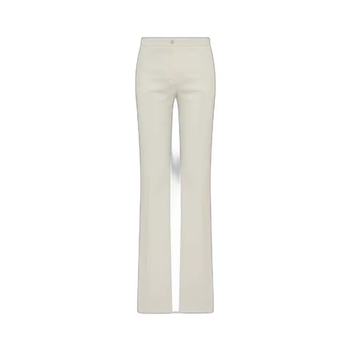 Mid-Waisted Straight-Leg Trousers