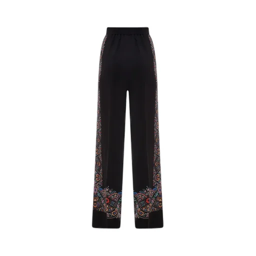 Floral Printed High Waist Palazzo Trousers