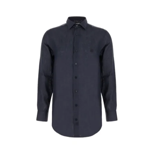 Logo Embroidered Long Sleeved Shirt