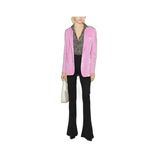 Maxi Paisley Pattern Velvet Jacket