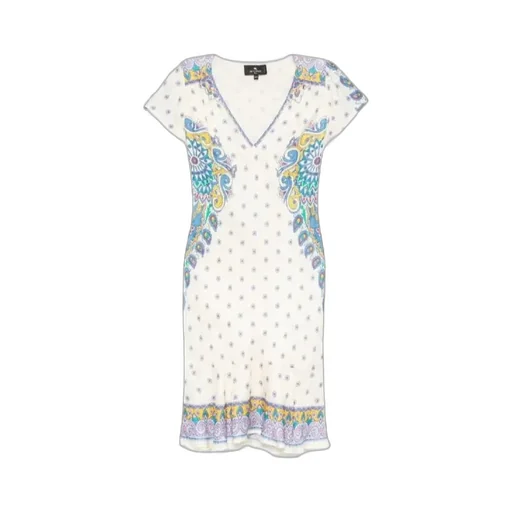 Paisley Printed Mini Dress