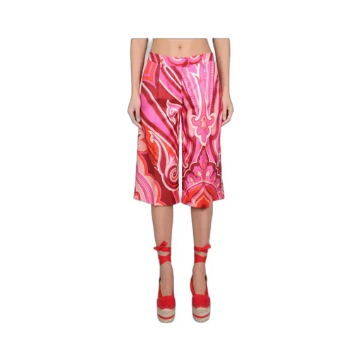 All-Over Graphic Print Shorts