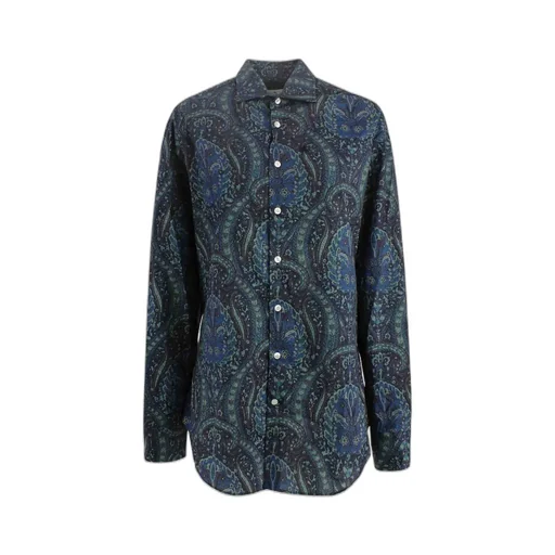 Paisley-Pattern Buttoned Shirt