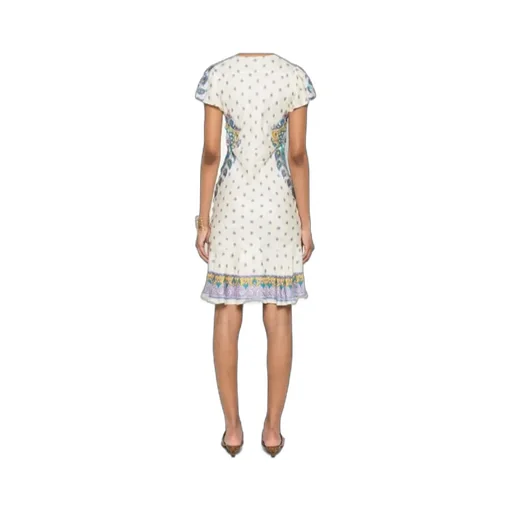 Paisley Printed Mini Dress