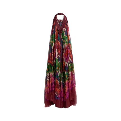 Lace-Trim Sleeveless Dress