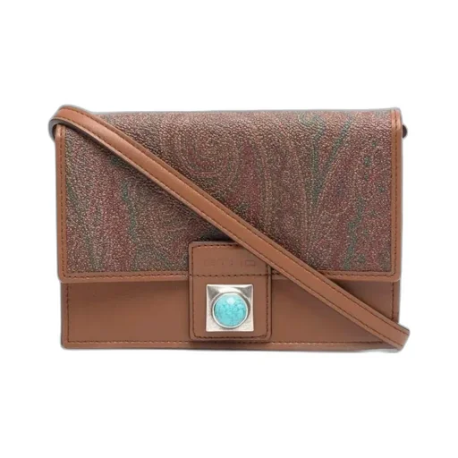 Crown Me Paisley-Print Crossbody Bag