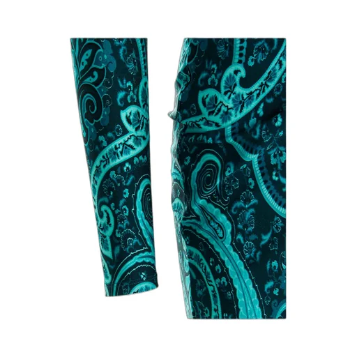 Paisley-Printed One-Shoulder Asymmetric Mini Dress