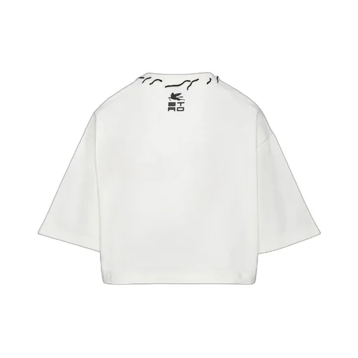 Pegaso-Patch Cropped T-Shirt