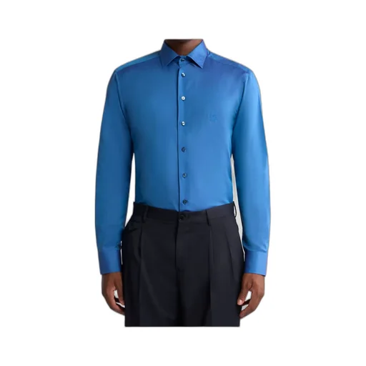 Logo Embroidered Long-Sleeved Shirt