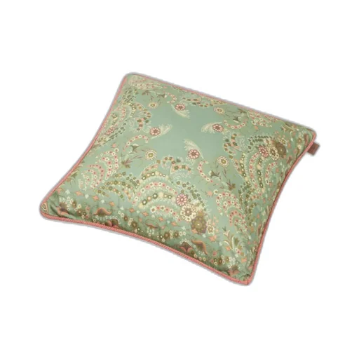 Floral Print Cotton Cushion