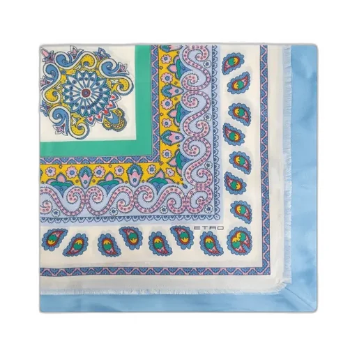 Floral Printed Satin Scarf