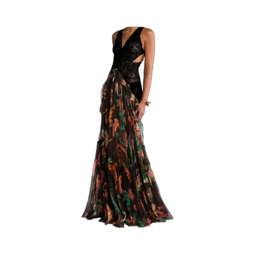 Flounce Long Dress