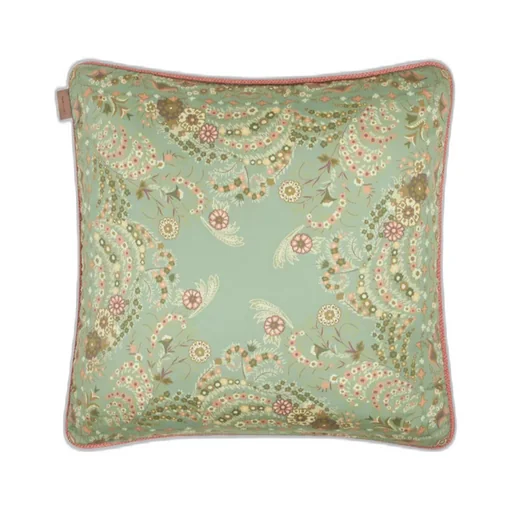 Floral Print Cotton Cushion