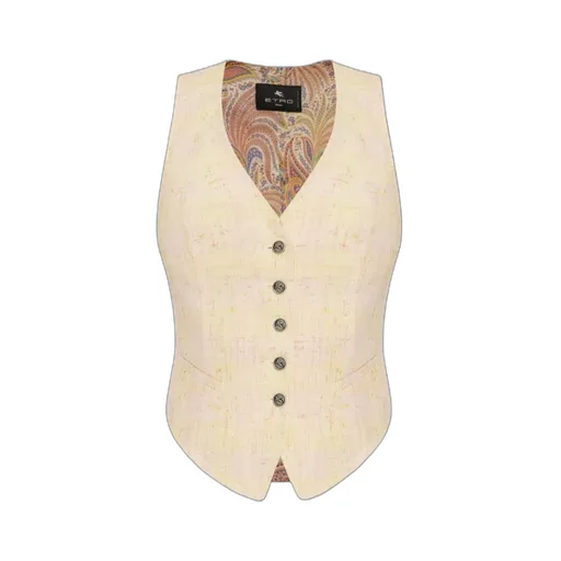 Slub Sleeveless Waistcoat