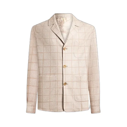 Check Pattern Shirt Jacket