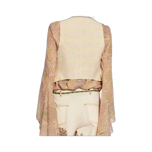 Slub Sleeveless Waistcoat
