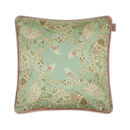Floral Print Cotton Cushion