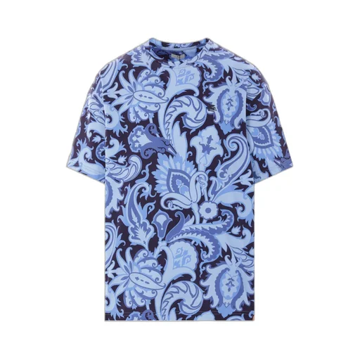 Paisley Printed Crewneck T-Shirt