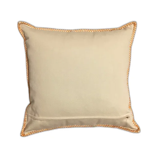 Cushion With Embroidered Pegasus And Logo